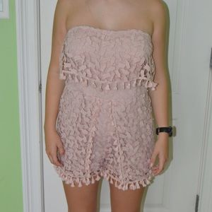 MISSGUIDED Tassel Romper